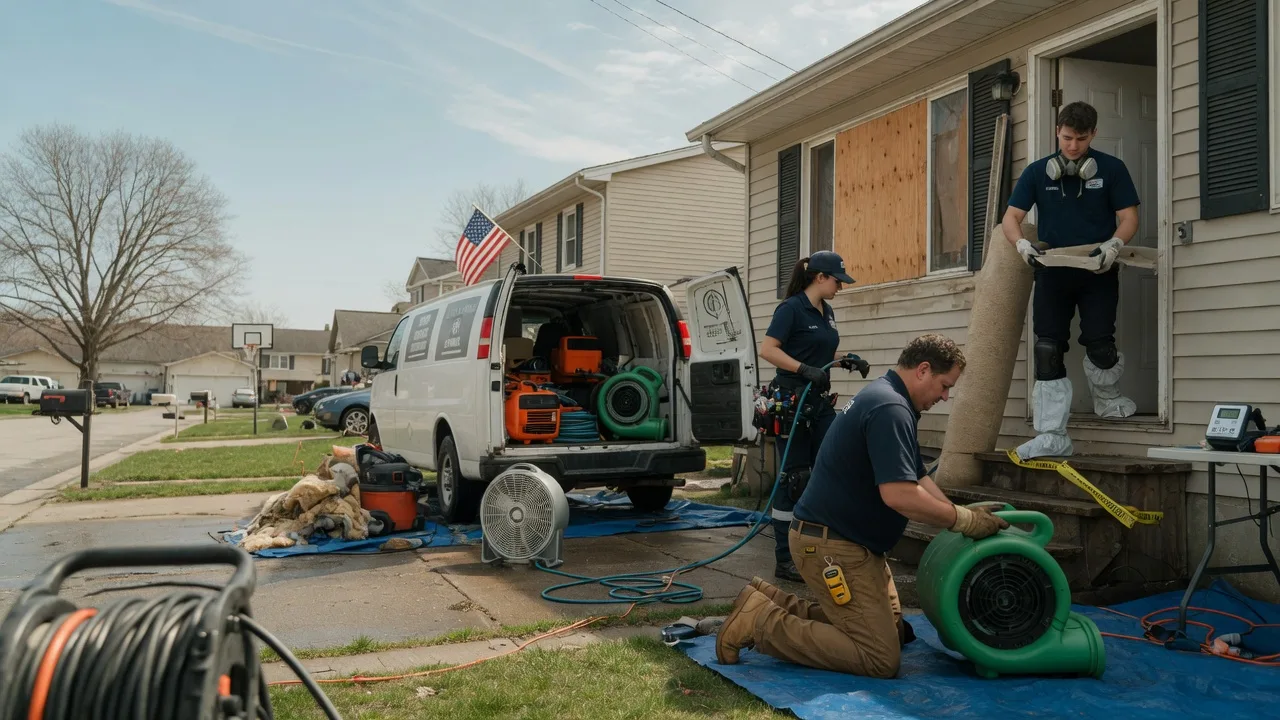 Water Damage Restoration in Helenville, WI near me